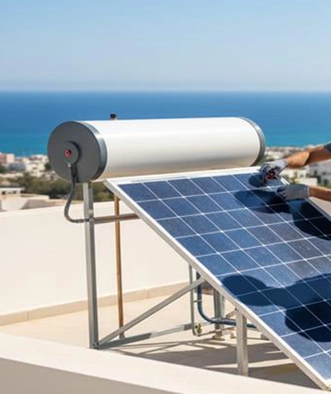 Chauffe-eau électrique solaire